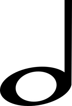 236x350 Quarter Note Clipart