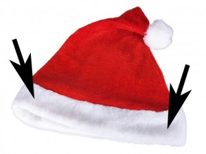 300x225 How To Make A Santa Hat