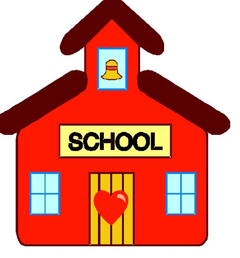 490x528 Free Schoolhouse Clipart Image