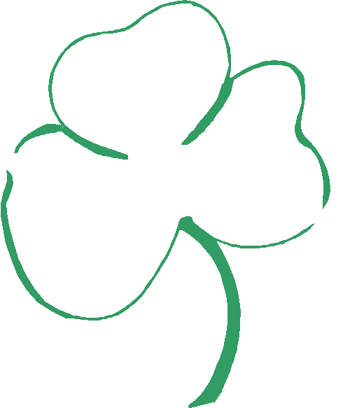 490x583 Free Shamrock Clipart