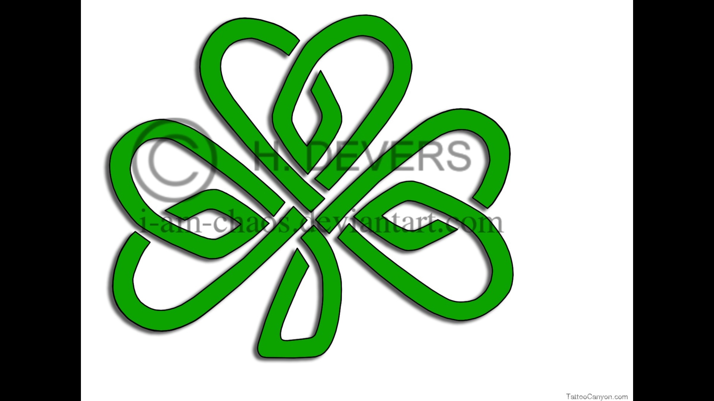 2400x1350 Celtic Shamrock Clipart
