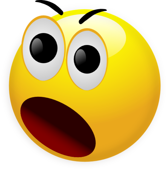 559x567 Shocked Face Clip Art