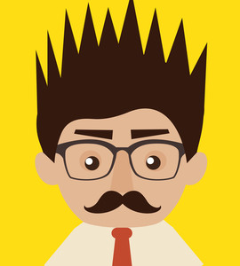 270x300 Shocked Face Expression Royalty Free Stock Image