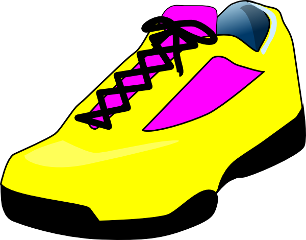 600x470 Gym Shoes Clipart Kid Shoe
