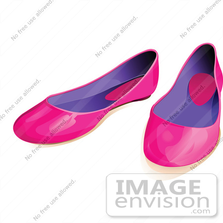 450x450 Royalty Free (Rf) Clip Art Illustration Of A Pair Of Pink