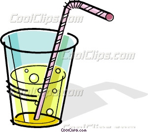 300x269 Glass Of Soda With A Straw Vector Clip Art
