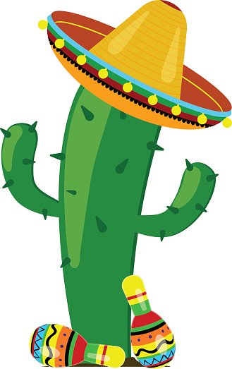 329x523 Cactus Clipart Sombrero