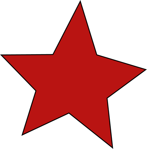 494x500 Red Star Clipart Many Interesting Cliparts