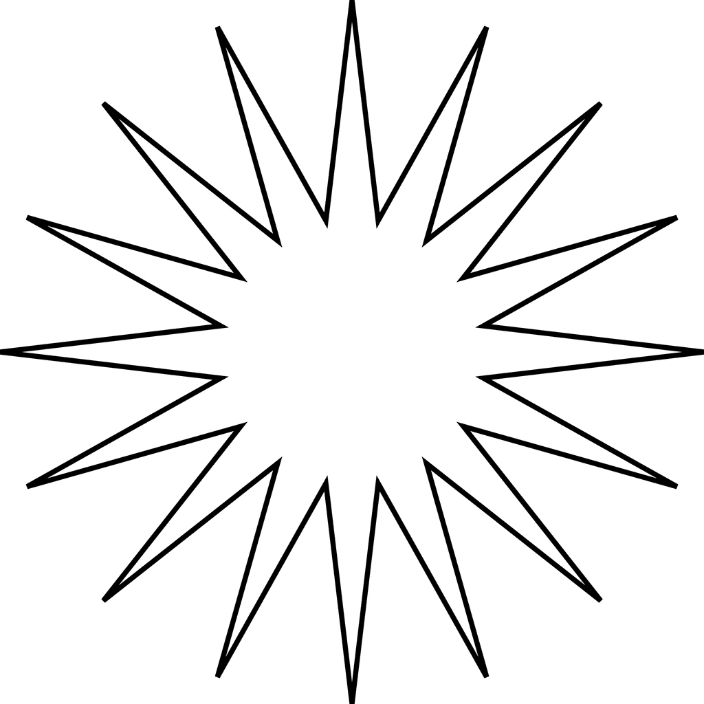 1024x1024 Star Clipart Etc