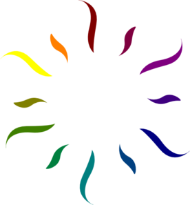276x297 Rainbow Sun Rays Clip Art
