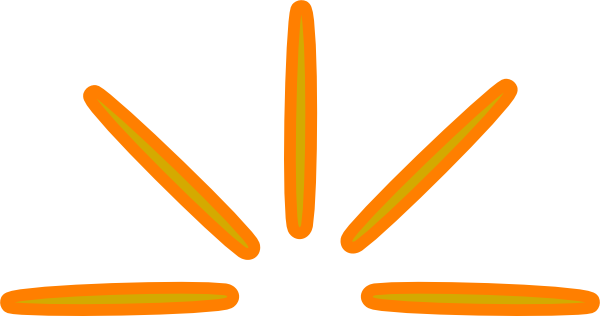 600x316 Ray Of Sun Orange Clip Art