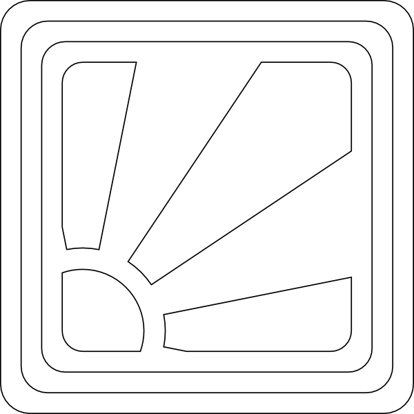 600x600 White Sun Rays Clip Art