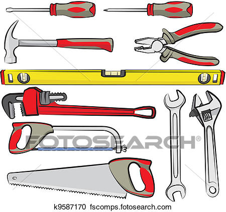 450x423 Clipart Of Hand Tools K9587170