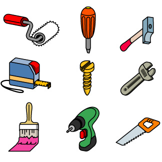 324x324 Graphic Of Tools Clipart
