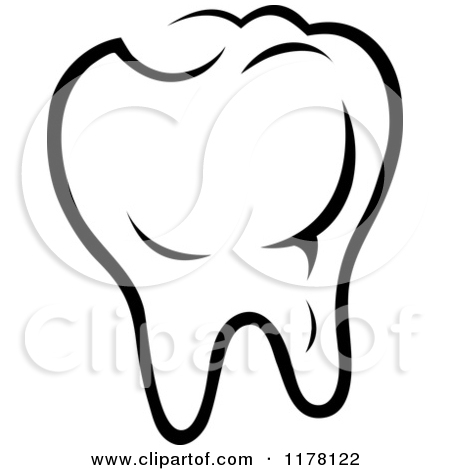 450x470 Tooth Clipart Black And White
