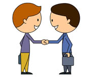 195x154 People Shaking Hands Clipart