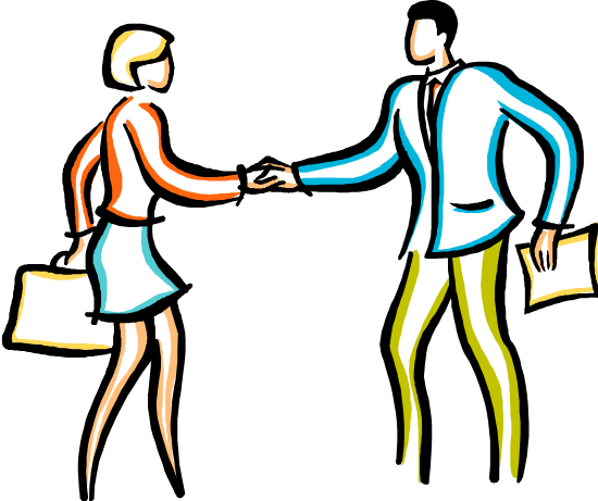 550x461 Two People Shaking Hands Clipart
