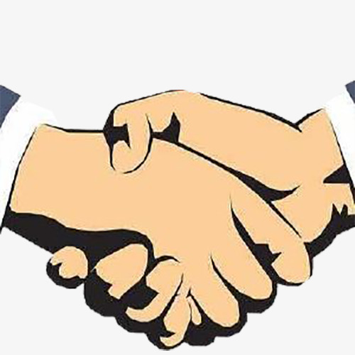 500x500 Two Men Shaking Hands, Shake Hands And, Helper, A Helping Hand Png