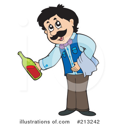 400x420 Waiter Clipart
