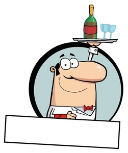 251x300 Waiter Clipart Image
