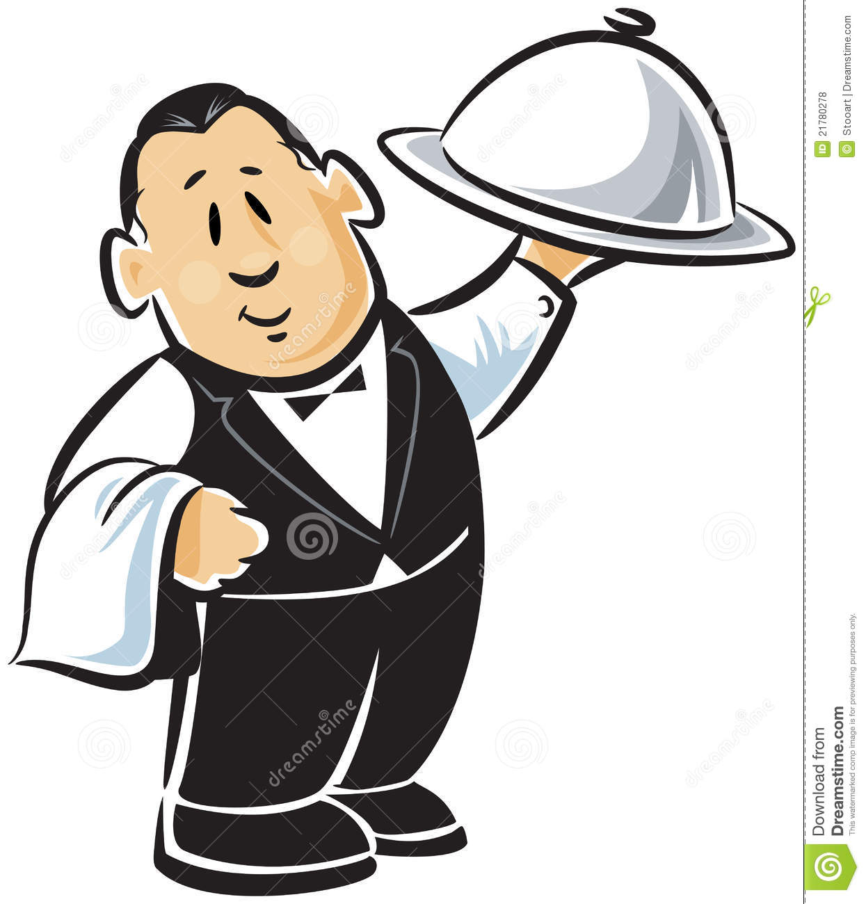 1245x1300 Waiter Clipart