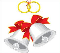 245x216 Free Wedding Bells Clipart