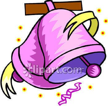 350x345 Purple Wedding Bells Clipart