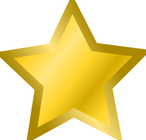 300x288 Yellow Star 3 Clip Art