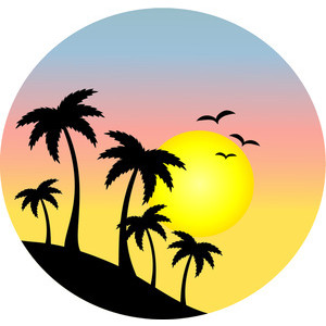 300x300 Palm Tree Clipart Jamaican