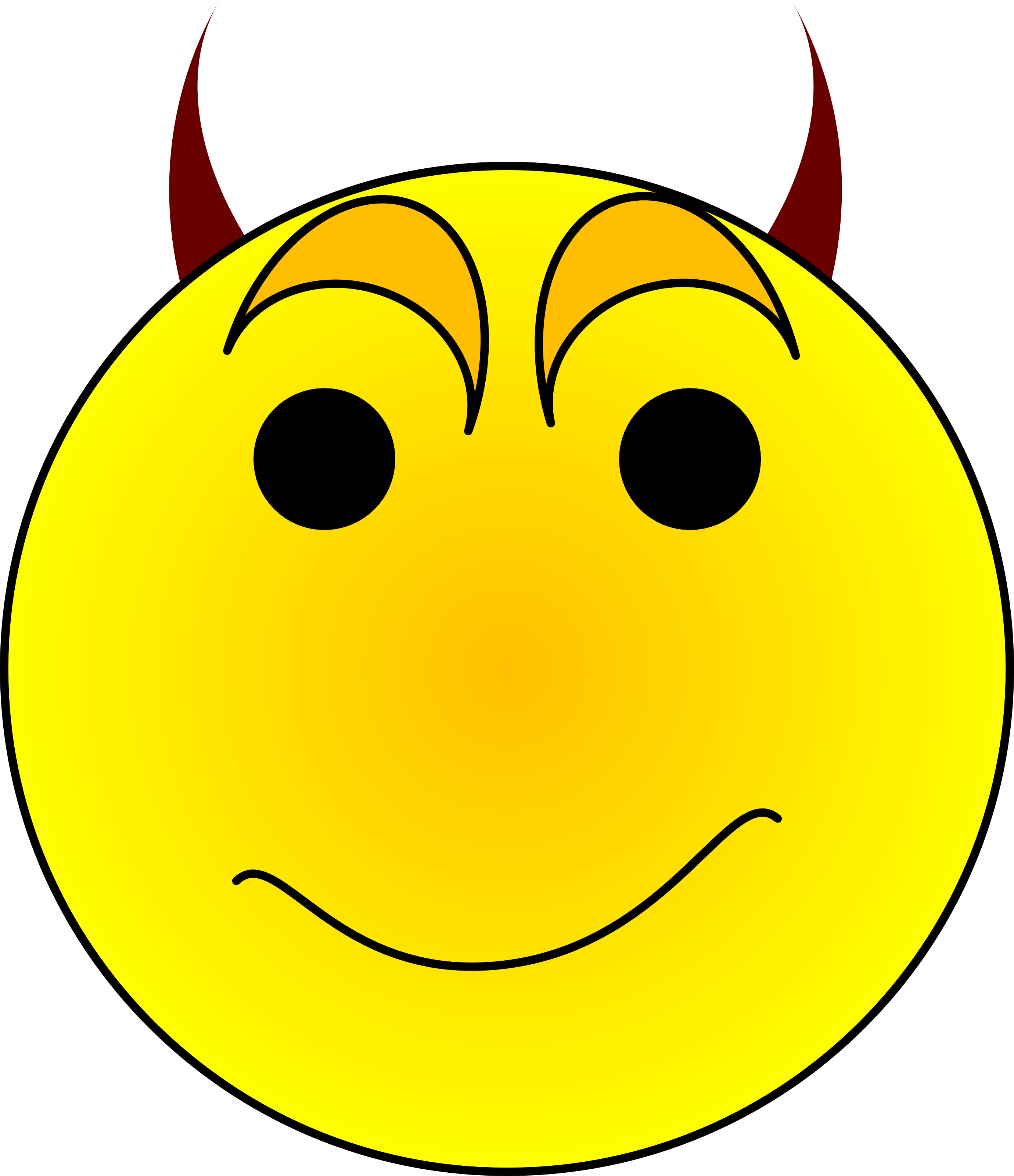 2760x3200 Devil Clipart Smiley Face