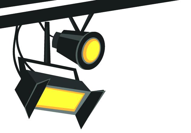 632x440 Theatre Clipart Stage Spotlight