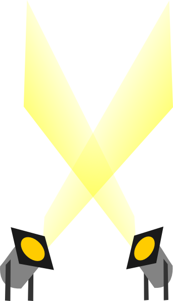 342x596 X Marks The Spotlight Clip Art