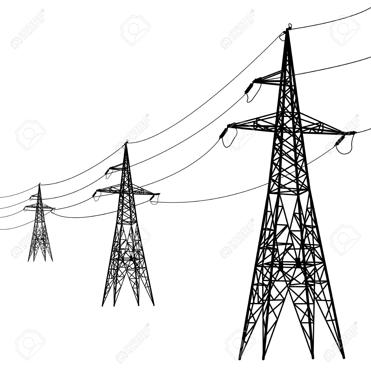 1300x1300 Electricity Clipart Electric Power Line