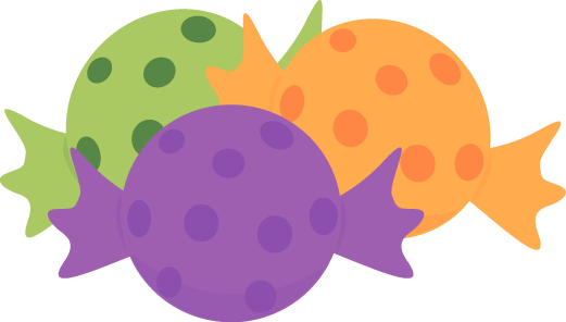 521x296 Halloween Candy Clip Art