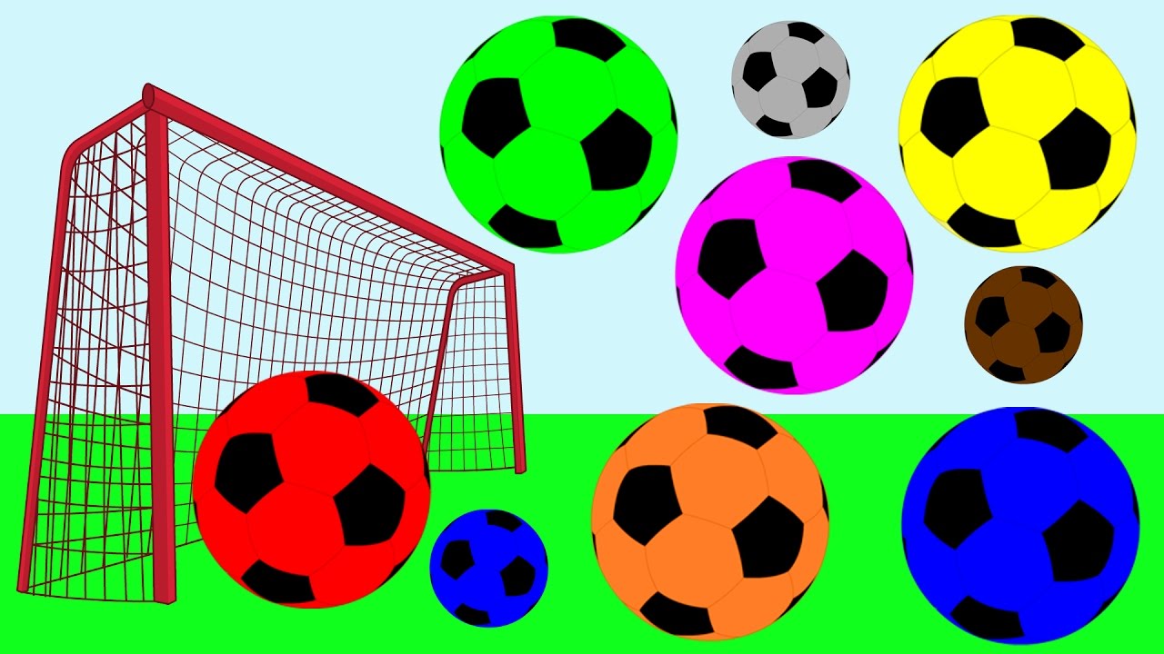 1280x720 Learn Colors For Toddlers Soccer Ball Learning Colours