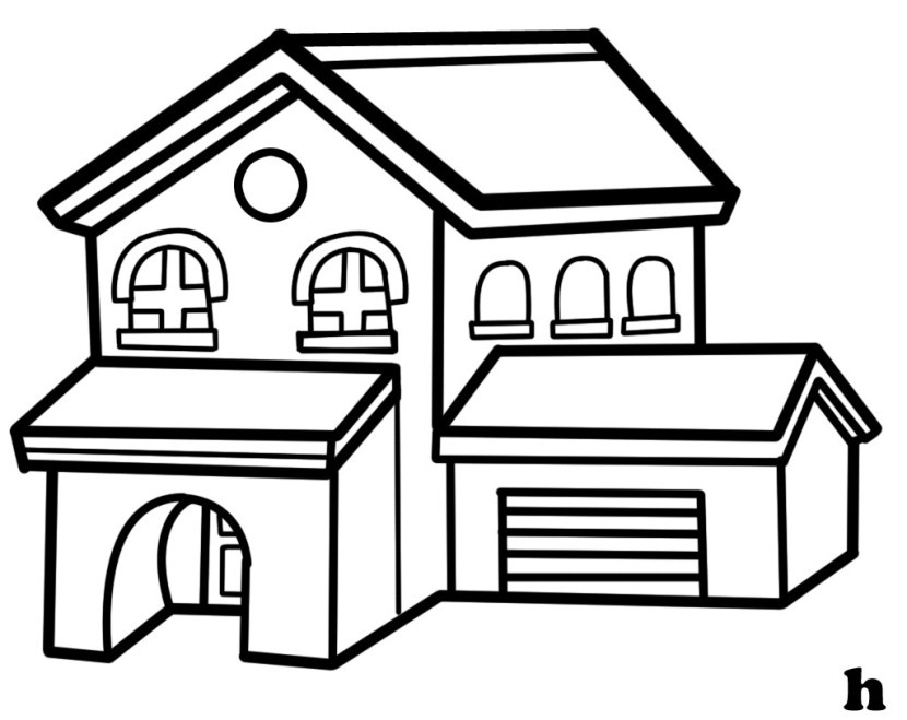 830x659 Clip Art Of House