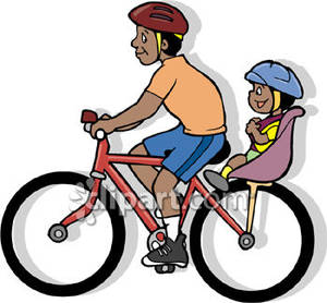 300x278 Riding His Little Brother On A Bike