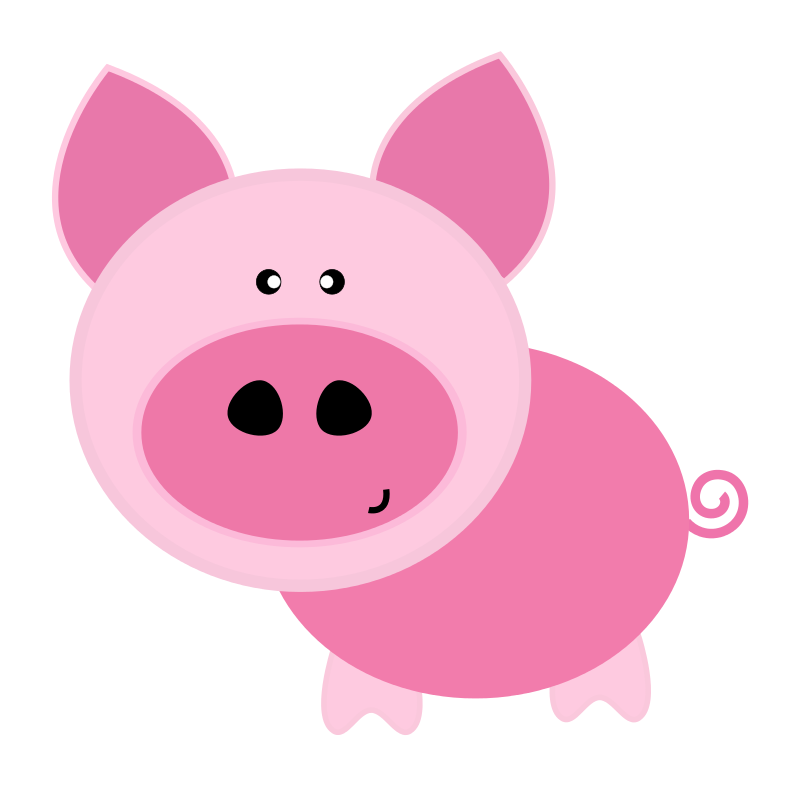 800x787 Cartoon Pig Clipart