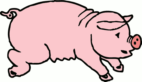 500x288 Free Cartoon Pig Clipart, 1 Page Of Public Domain Clip Art