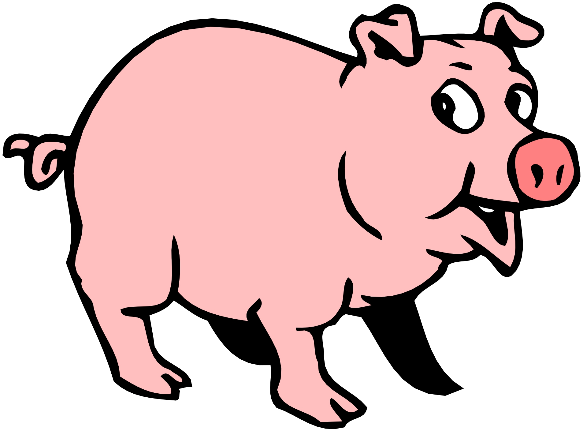1906x1408 Pig Cartoon Images