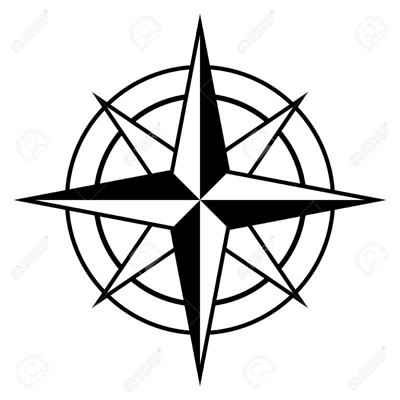 1300x1300 Compass Clipart Nautical Theme