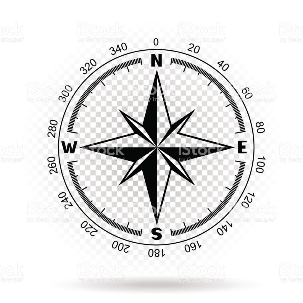 1024x1024 Compass Clipart Transparent Background