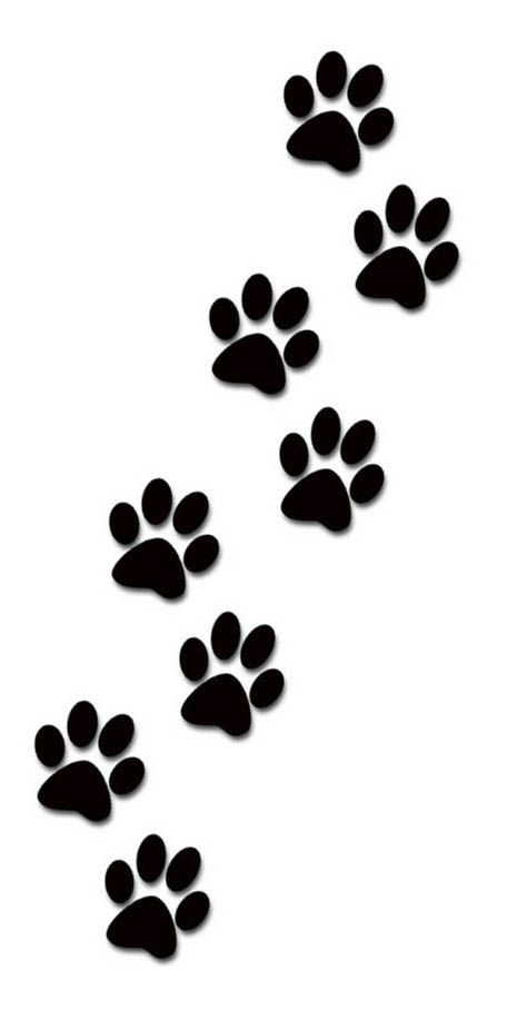 474x908 Dog Paw Print Clipart