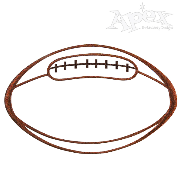 600x600 Football Outline Outline Of A Football Clipart