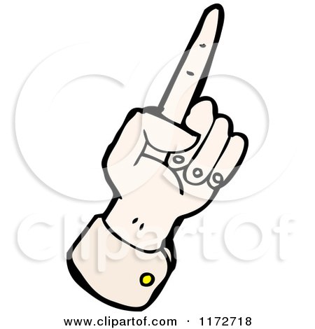 450x470 Cartoon Of A Hand Pointing Up