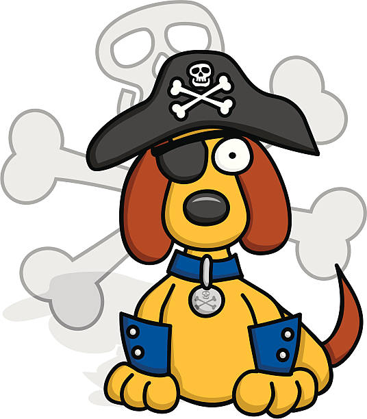 536x612 Pirate Clipart Puppy