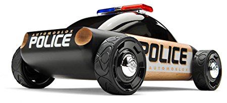 450x205 Automoblox S9 Police Car, Black Toys Amp Games
