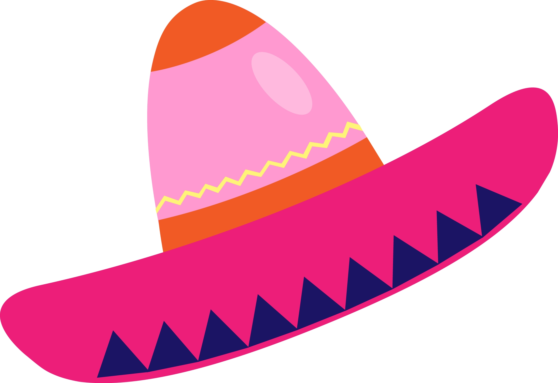 2192x1507 Sombrero Clipart