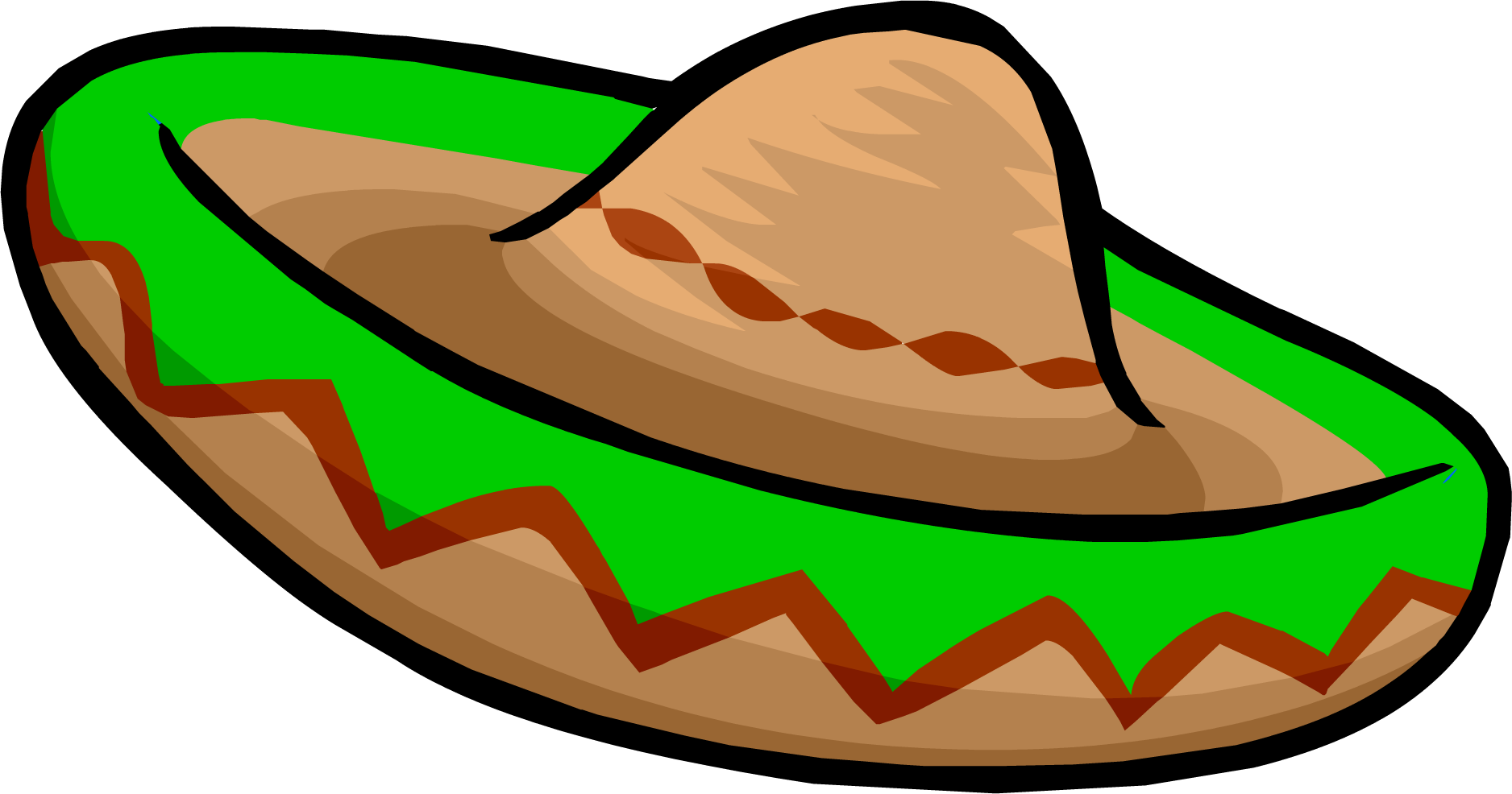 1876x986 Sombrero Clipart