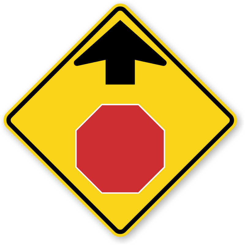 800x800 Stop Ahead Signs Signal Ahead Signs